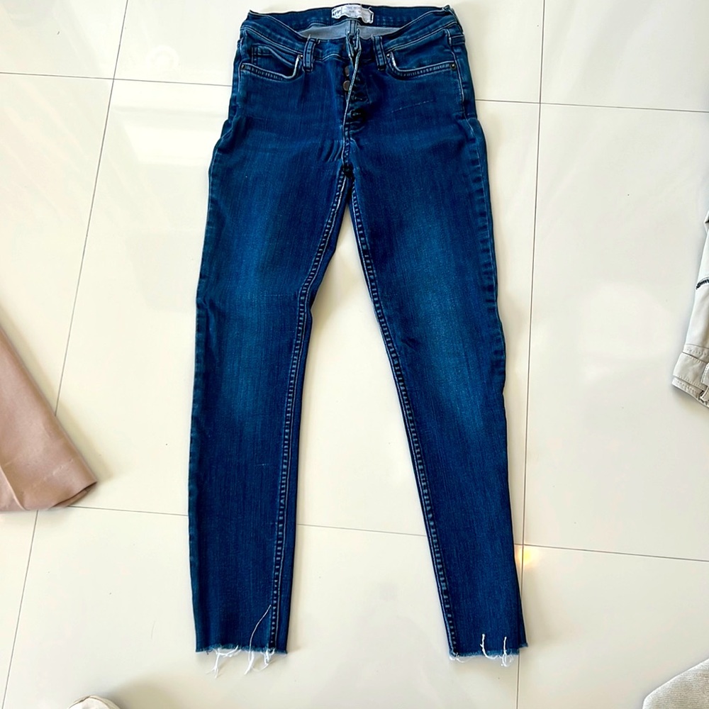 Great condition blue jeans by free people